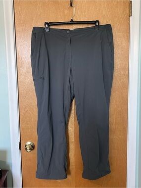 L.L. Bean Women’s Size 20 Gray Straight-Leg Adjustable Snow Pants
